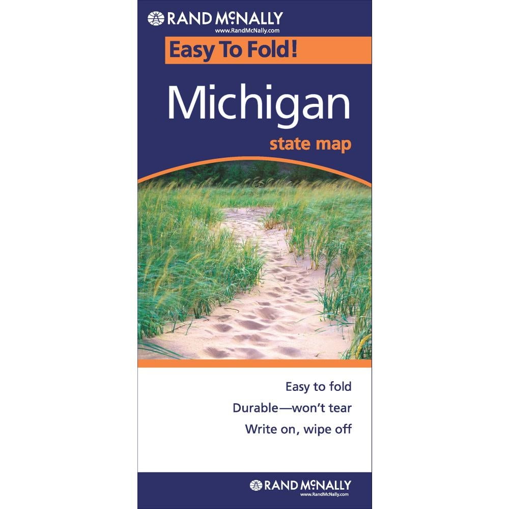 Rand McNally Easyfinder: Rand McNally Easy to Fold: Michigan (Laminated ...