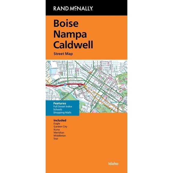 Rand McNally Folded Map: Boise, Nampa and Caldwell Street Map, (Paperback)
