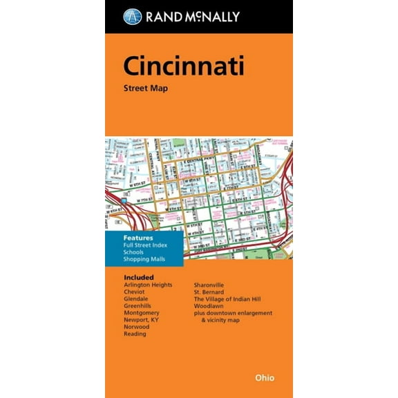 Rand McNally Folded Map: Cincinnati Street Map, (Paperback)