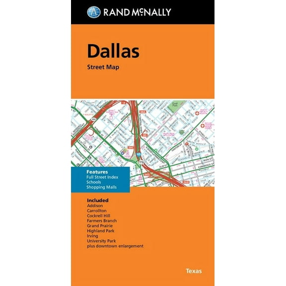 Rand McNally Folded Map: Dallas Street Map, (Paperback)