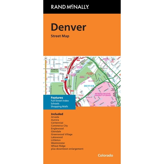 Rand McNally Folded Map: Denver Street Map, (Paperback)