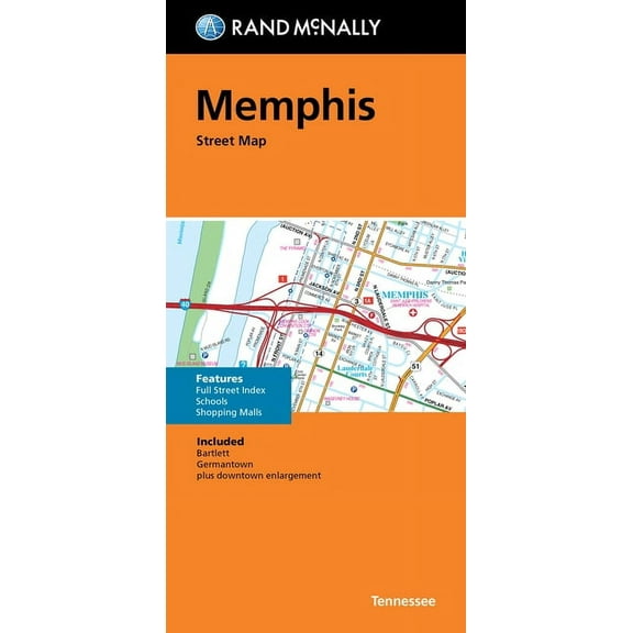 Rand McNally Folded Map: Memphis Street Map, (Paperback)
