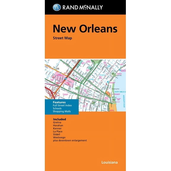 Rand McNally Folded Map: New Orleans Street Map, (Paperback)
