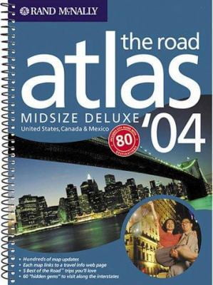 Pre-Owned The Midsize Deluxe Road Atlas: United States, Canada \u0026 Mexico (Spiral-bound) 0528845128 9780528845123