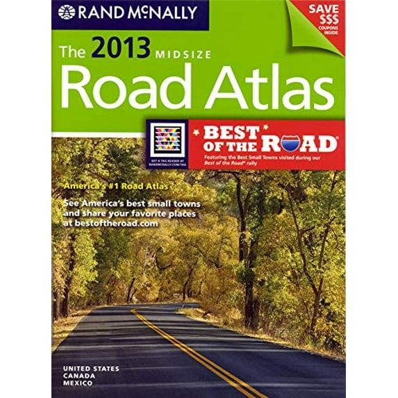 Pre-Owned Rand McNally 2013 Midsize Road Atlas (Paperback) 0528006320 9780528006326