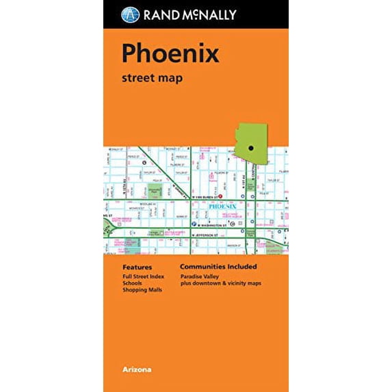 Pre-Owned Rand McNally Phoenix Street Map Paperback