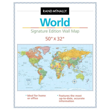 Rand McNally Signature Edition World Wall Map: Folded, (Paperback)