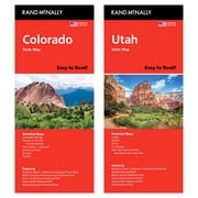 Rand McNally State Maps Colorado and Utah 2 Maps