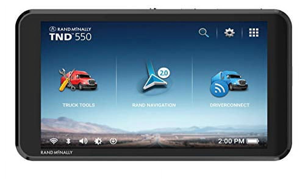 Rand McNally TND 550 5-inch GPS Truck Navigator, Easy-to-Read Display, Custom Truck Routing and Rand Navigation 2.0 (TND550)