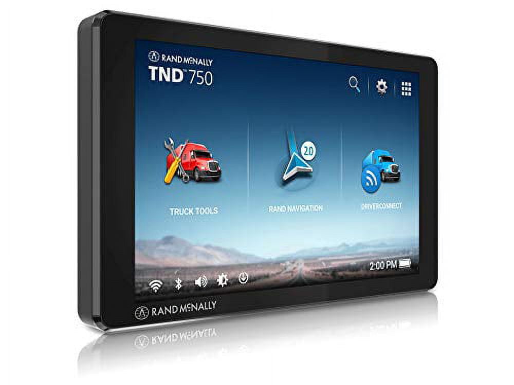 Rand McNally TND 750 7inch GPS Truck Navigator, EasytoRead Display