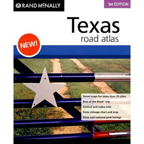 Pre-Owned Rand McNally Texas Road Atlas (Paperback)