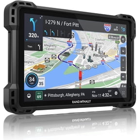 Rand McNally TND 1050 10-inch GPS Truck Navigator, Easy-to-Read Display, Custom Truck Routing, Rand Navigation, and Removable Guard, Black