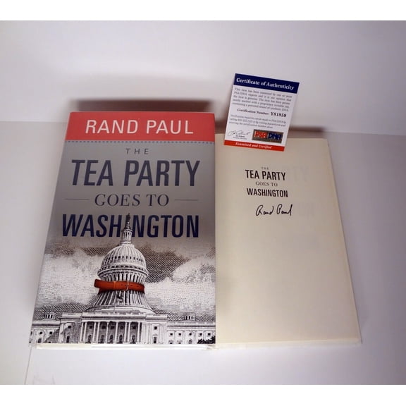 Rand Paul Signed Autograph The Tea Party Goes To Washington Book PSA/DNA COA