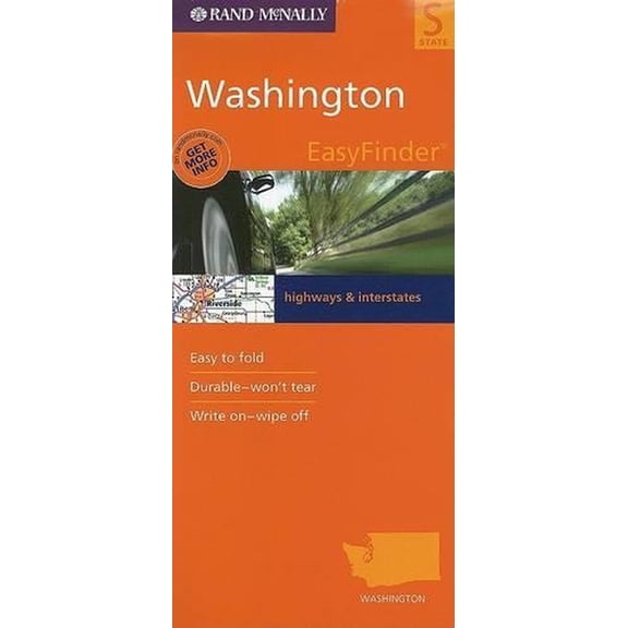 Pre-Owned Rand mcnally easyfinder washington - folded map: 9780528994951