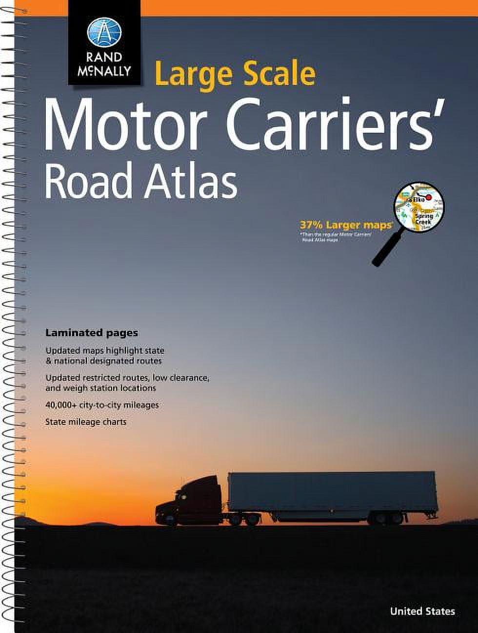 Rand mcnally large scale motor carriers' road atlas: 9780528013232