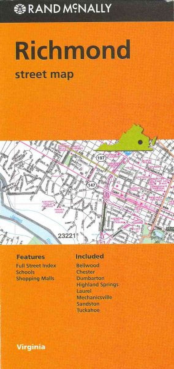 Rand mcnally richmond, virginia street map: 9780528007637