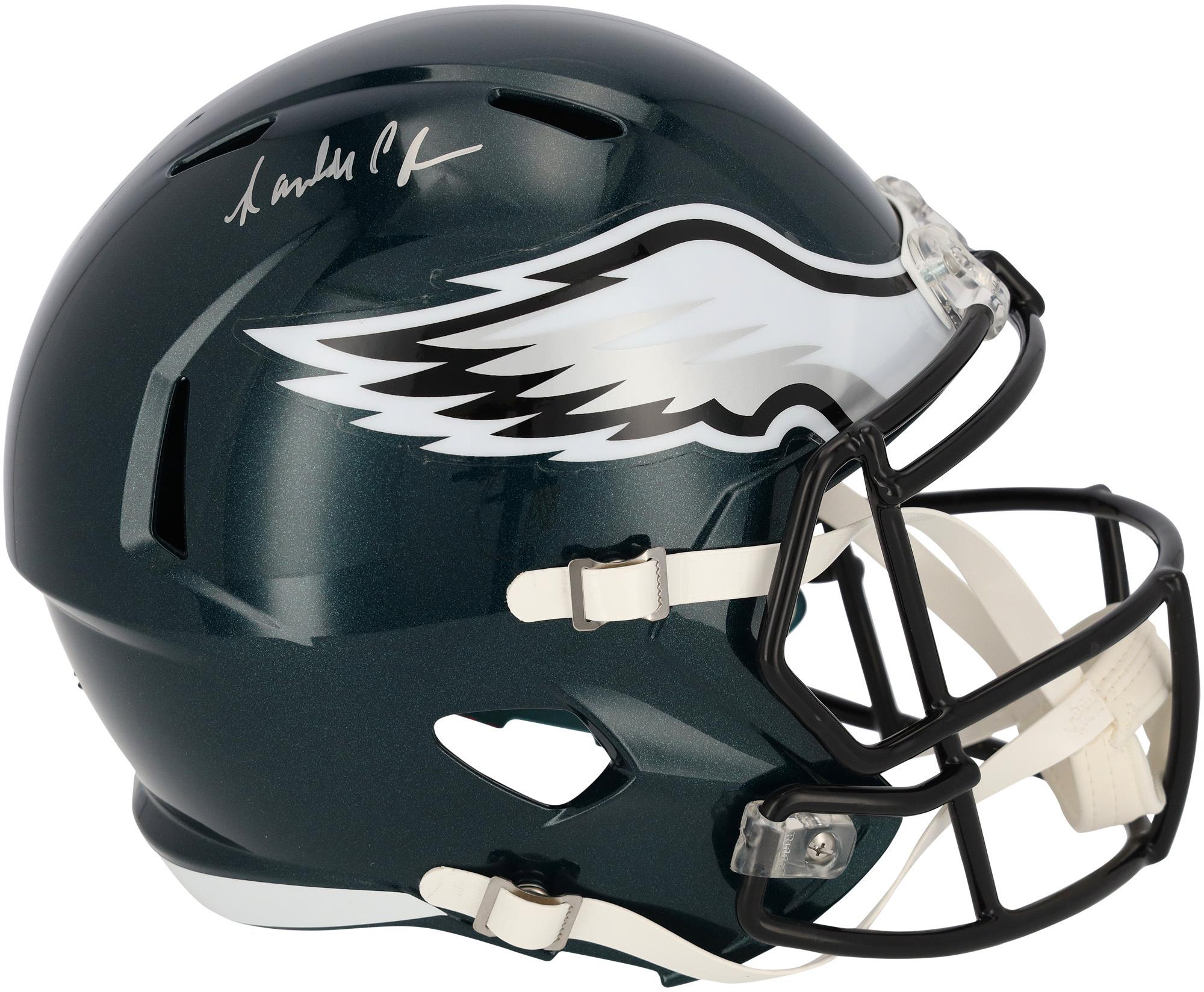 Randall Cunningham Philadelphia Eagles Autographed Riddell Speed Replica Helmet - Fanatics Authentic Certified