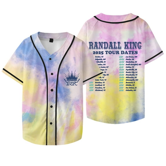 Randall King 2025 Tour Merch Baseball Jacket Tee Cosplay Women Men Short Sleeve T-shirts