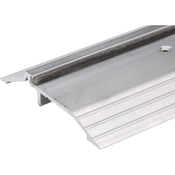 Randall Manufacturing Bumper Threshold for Doorways with Pile, Weather Stripping for Doors, 5" x 7/8" inch, 4 ft