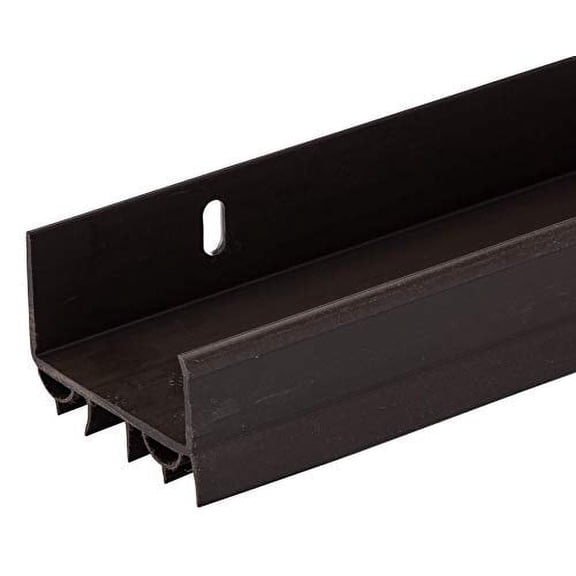Randall Manufacturing Co, PVC Slide-On Door Bottom for Metal and Wood Doors, 1-3/4 x 36" (Brown)