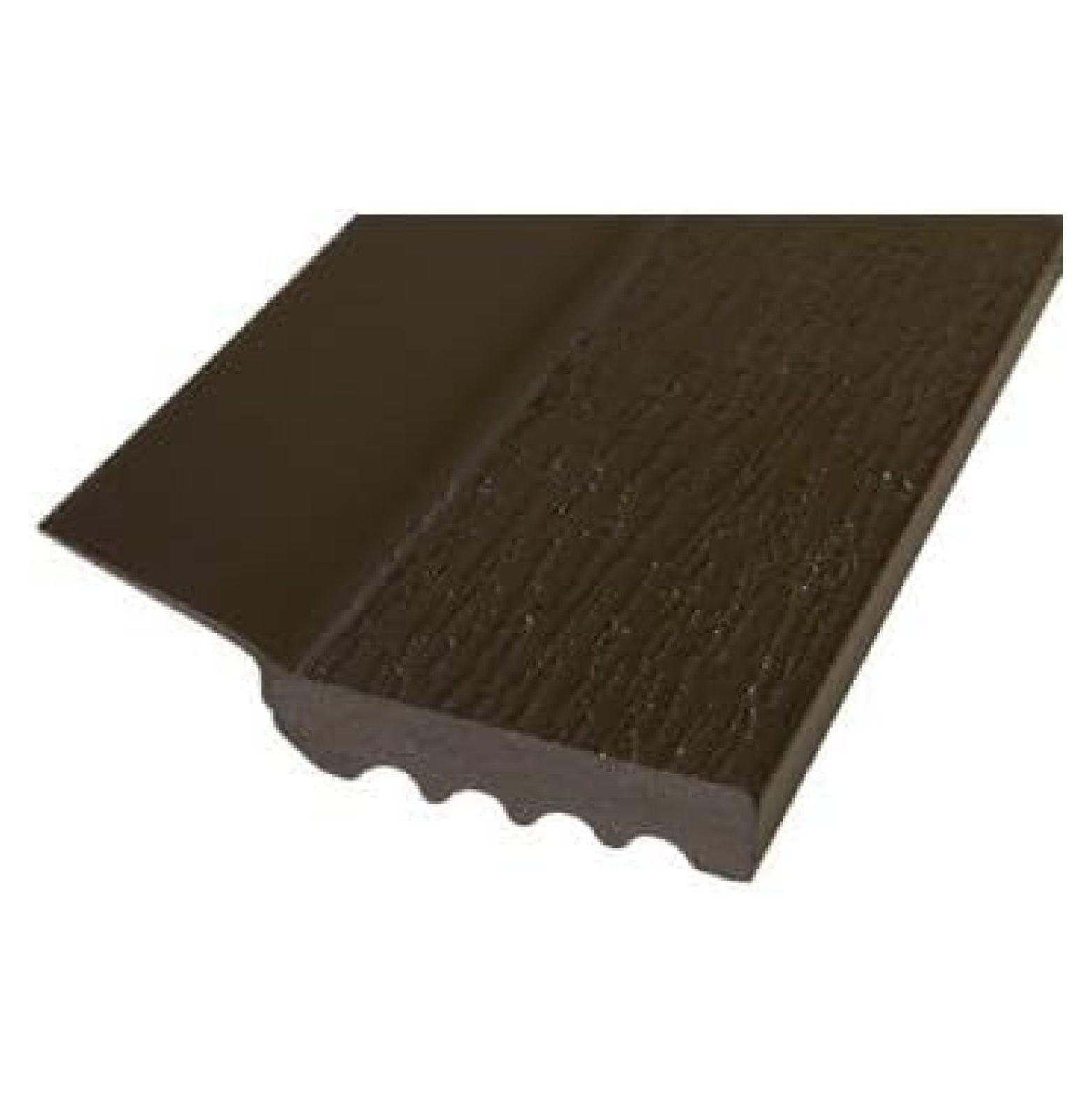 Randall Manufacturing V-37, 7-Feet Dual Vinyl Garage Door Seal for Top or Sides (Brown)
