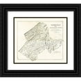thumbnail image 1 of Randolph 23x20 Black Ornate Wood Framed with Double Matting Museum Art Print Titled - Botetourt County Virginia - Randolph 1864, 1 of 4
