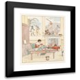 thumbnail image 1 of Randolph Caldecott 12x14 Black Modern Framed Museum Art Print Titled - Sing a Song for Sixpence Pl.6 (1887), 1 of 5