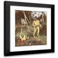 thumbnail image 1 of Randolph Caldecott 12x14 Black Modern Framed Museum Art Print Titled - The Babes in the Wood Pl 07 (1887), 1 of 5