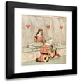 thumbnail image 1 of Randolph Caldecott 15x17 Black Modern Framed Museum Art Print Titled - The Queen of Hearts Pl 2 (1887), 1 of 5