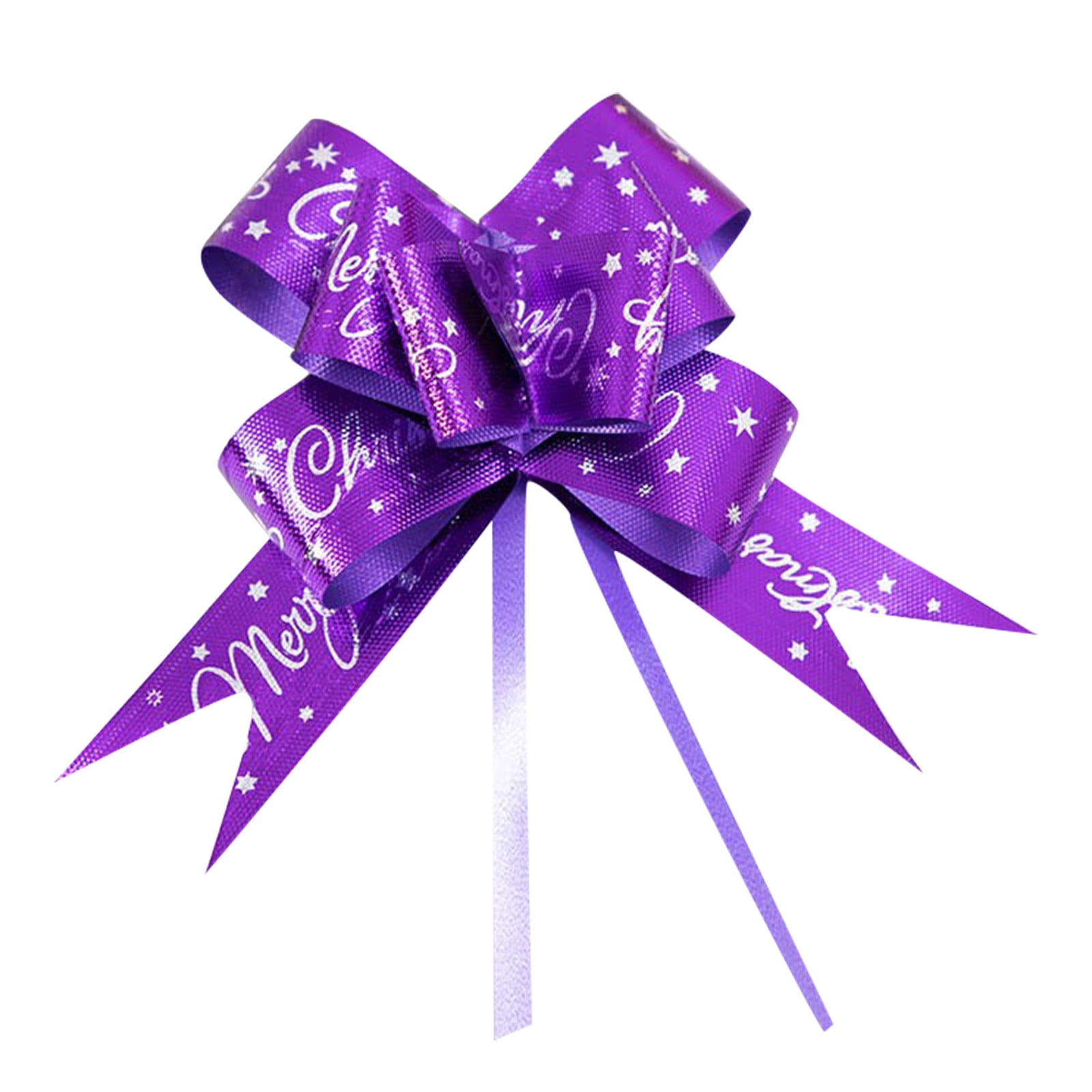 Peel & stick purple grosgrain awareness ribbons - 10 pack