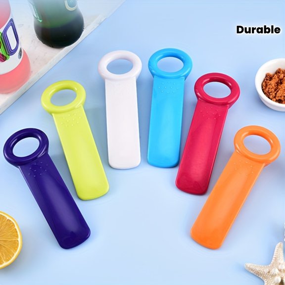 Random 4pcs Colorful Plastic Bottle And Can Opener - Ergonomic, Non-Slip Manual Kitchen Tool for Beer, Jars And Twist Caps, Durable And Easy to Use, Ideal for Home And Restaurant