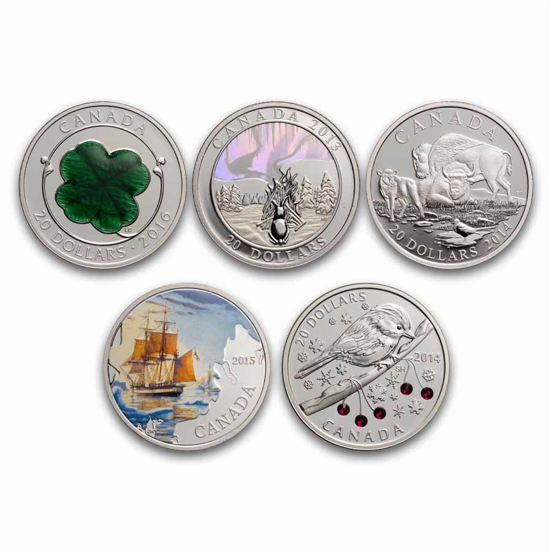 Random Canada 1 oz Silver Proof (Various Designs, Mystery Coin ...