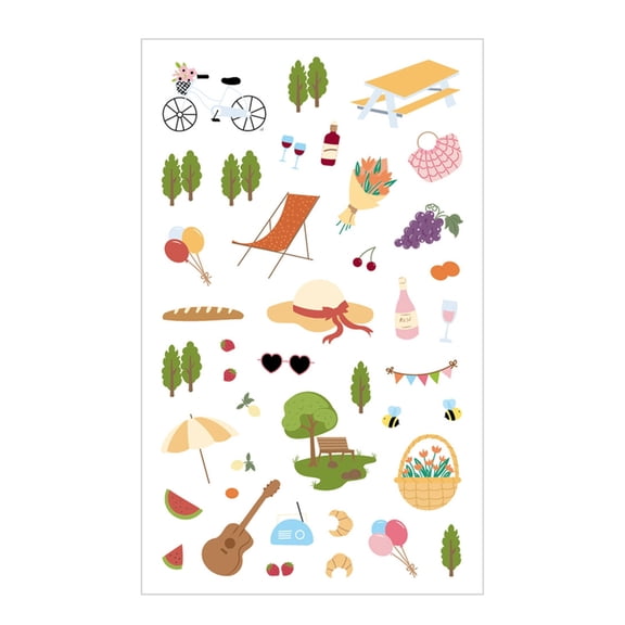 Cute Rabbit Sticker With Safe No Toxic Ink For Childrens Art Activities