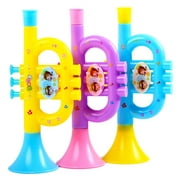Random Color Baby Plastic Trumpet Music Toys Early Education Toy Colorful Baby Music Toys Musical Instruments For Kids