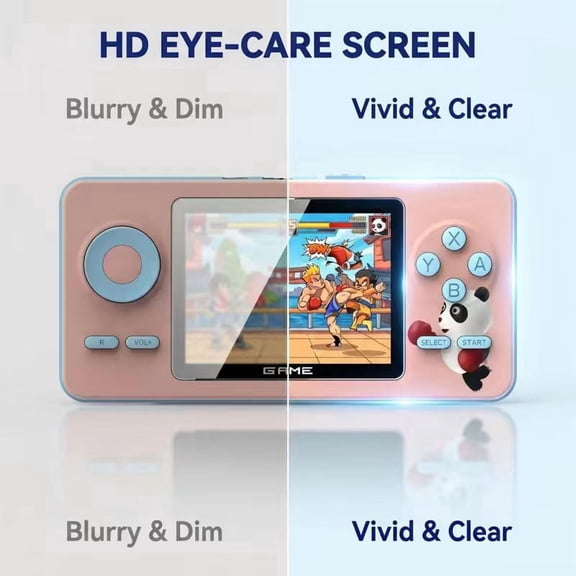 [Random Color]Handheld Play Machine Retro Player with 400 Classical FC Plays Machine 2.8-Inch Color Screen, Presents Birthday for Christmas/Birthday/Thanksgiving/Valentine Gift