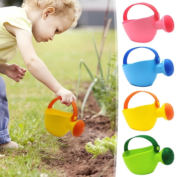 Random Color Mini Plastic Watering Can Portable Garden Water Spray Pot For Outdoor Watering