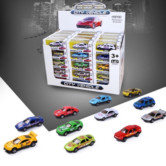 Random Color Mini Simulation Car Model Toys Children Kids Cartoon Car Toy Gift