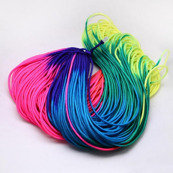 Random Color Nylon Cord Ropes Colorful 4mm about 109.36 yards(100m)/bundle for DIY