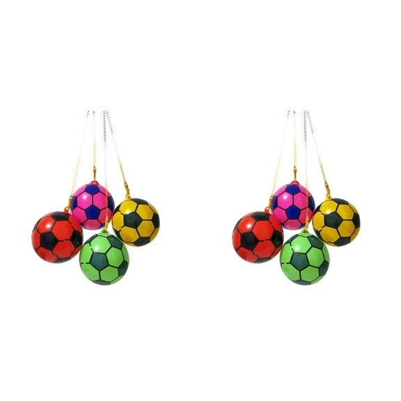 Random Color Tetherball And Rope Set With Swivel Hook Replacement Tether Soft For Kid Adult And Dog Fun Yard Game Football Party Decoration Party Decoration European Cup Decoration