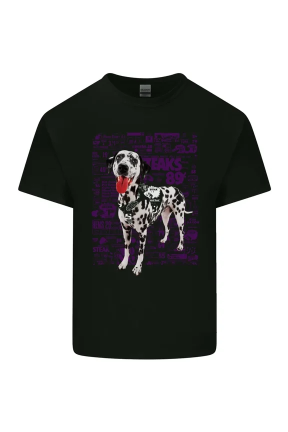 Random Dalmatian Design Dog Classic Soft Stylish Casual Tee Shirt,for unisex up to 5XL
