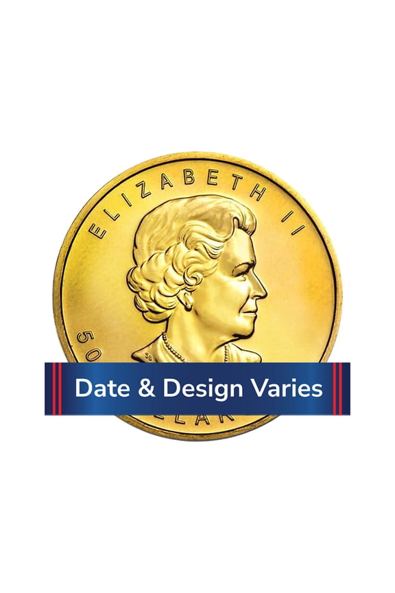 Random Date Canada $50 1-oz Gold Maple Leaf .9999 Fine Brilliant Uncirculated