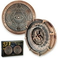 thumbnail image 1 of Design 7-in-2 Dice Spinner for Dungeons and Dragons, Bronze, 1 of 12