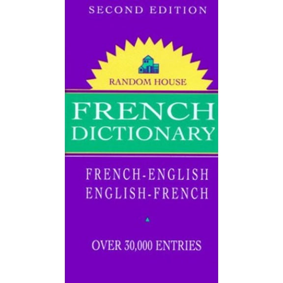 Pre-Owned Random House French Dictionary, Second Edition (Hardcover) 0679764305 9780679764304