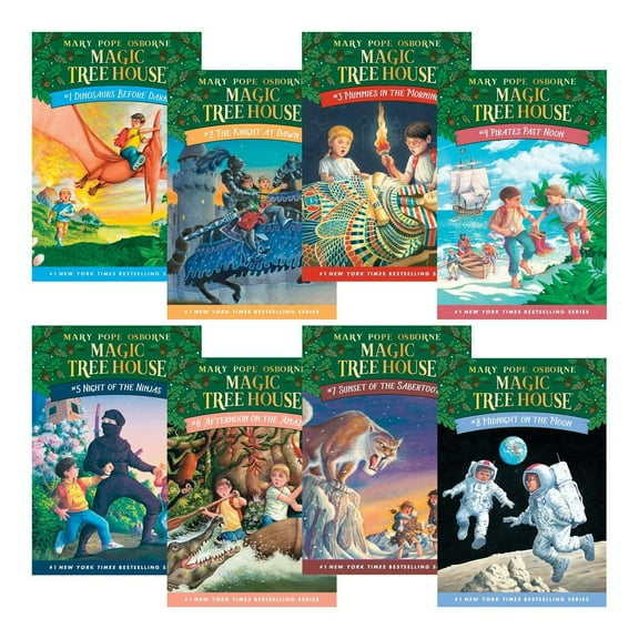 Magic Tree House Set: Includes Volumes 1-8, (Paperback)