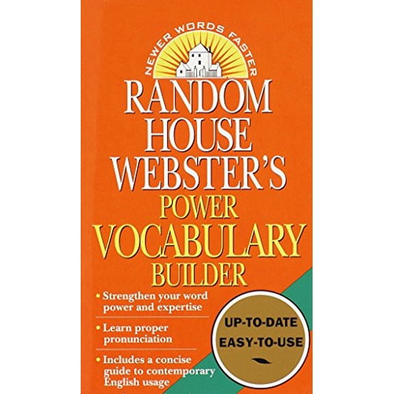 Pre-Owned Random House Power Vocabulary Builder: Strengthen Your Word Power and Expertise; Learn Proper Pronunciation; Includes a Concise Guide to Contemporary English Usage Paperback