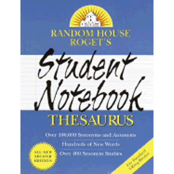 Pre-Owned Random House Roget's Student Notebook Thesaurus: Second Edition (Paperback) 0375719563 9780375719561