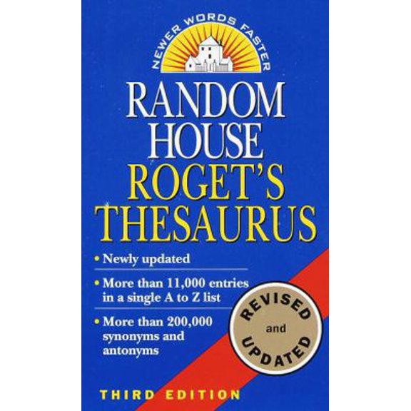 Pre-Owned Random House Roget's Thesaurus: Third Edition (Unknown) 0345400941 9780345400949