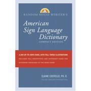 ELAINE COSTELLO Random House Webster's Compact American Sign Language Dictionary (Paperback)