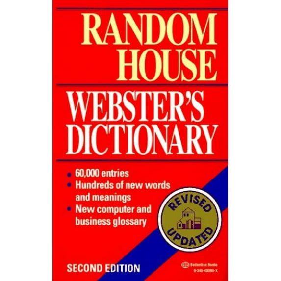 Pre-Owned Random House Webster's Dictionary Paperback