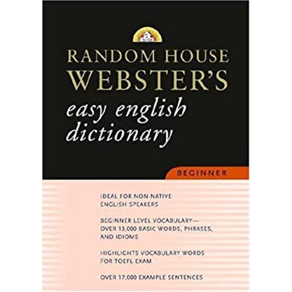 Pre-Owned Random House Webster's Easy English Dictionary Beginner (Paperback) 0375722114 9780375722110